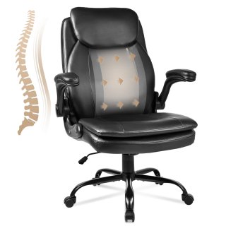 OUTMASTER High Back Office Chair - Ergonomic PU Leather Back and Lumbar Support for Home and Office. OUTMASTER High Back Office Chair - Ergonomic PU Leather Back and Lumbar Support for Home and Office.